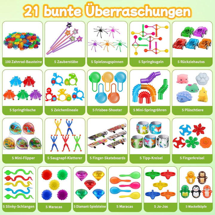 nicknack Mitgebsel Kindergeburtstag, 200 Stück Mitbringsel Kindergeburtstag Gastgeschenke, Pinata Fü