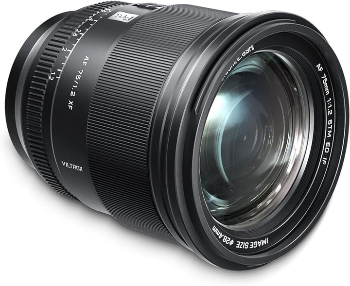 VILTROX 75mm PRO F1.2/f1.2 X Mount Ultra Wide Angle Lens,Autofocus APS-C Lens for Fujifilm X-Mount C