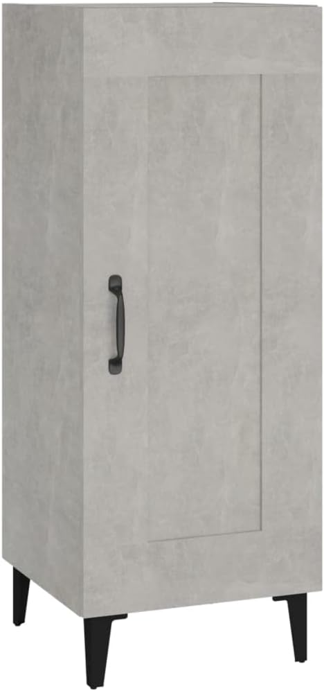 Sideboard Betongrau 34,5x34x90 cm Schrank Klein Kommode Kommoden &amp; Sideboards Flur Kommode WC Schran