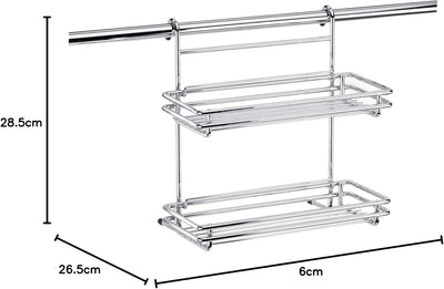 Doppelregal MONTI 26 cm Doppel-Regal, Doppel-Regal