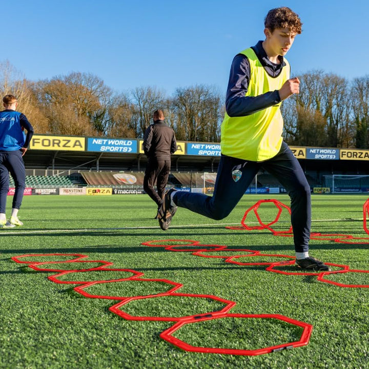 FORZA Agility-Trainings Octa-Ringe [6er-Set] | Fussball-Trainingsausrüstung | Multi-Sport Agility-Ri