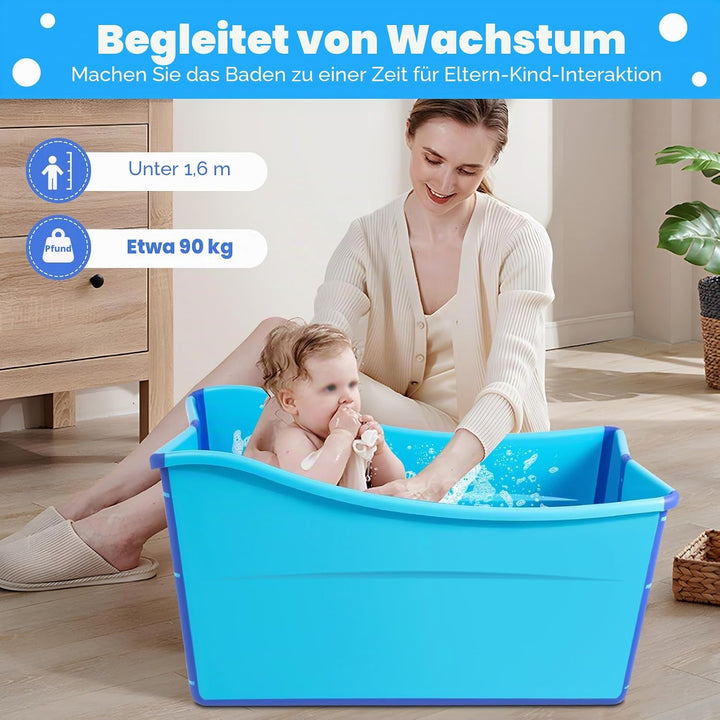 Mobile Faltbare Badewanne, faltbare Badewanne kinder, Erwachsene Sauna Bad, Klappbadewanne Wanne,Fba