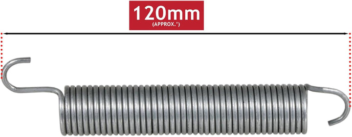 SPARES2GO Türfederseil Scharnier Spannstütze für Beko Geschirrspüler (2x Federn, 2x Seile)