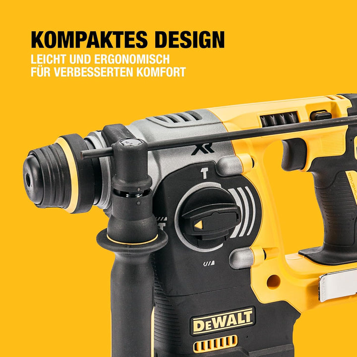 Dewalt 18 Volt SDS-plus Akku Kombihammer DCH273P2T (24 mm) (Dreh- und Schlagstopp, bürstenloser Moto