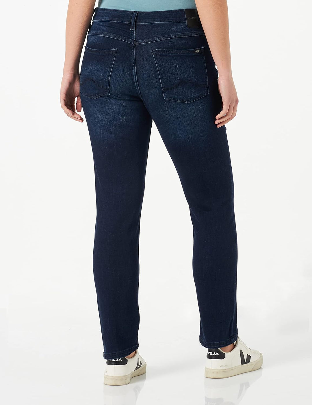 MUSTANG Damen Sissy Slim Jeans 26W / 32L Dunkelblau 802, 26W / 32L Dunkelblau 802