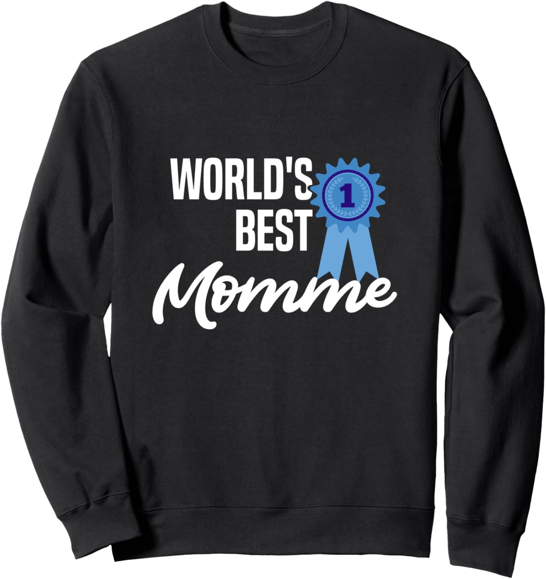 World's Best Momme Name Personalisiertes Sweatshirt