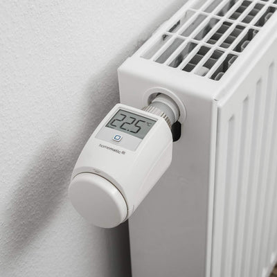 Homematic IP Funk Heizungssteuerung zur Einzelraumregelung mit App. Inhalt: Access Point, 4 Funk Hei