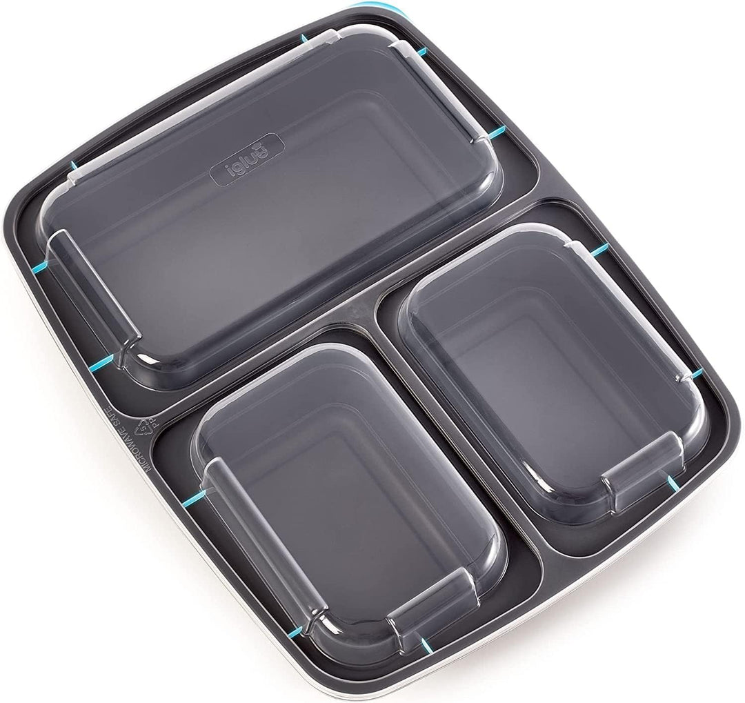 Igluu Meal Prep Boxen mit Deckel (10er-Pack) - wiederverwendbar, mikrowellen-, gefrier-, spülmaschin