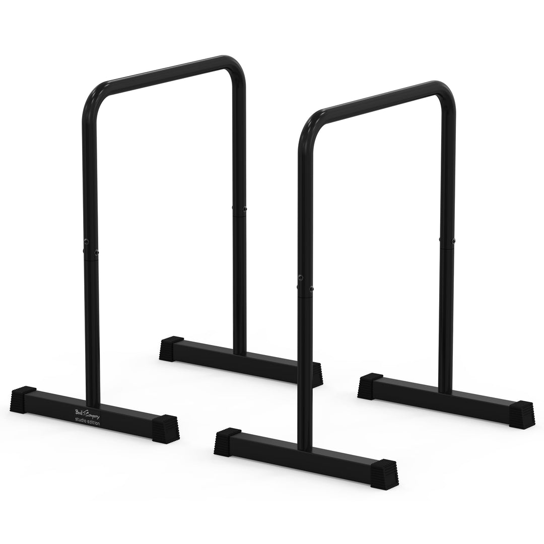 Bad Company Push Up Bar I Freistehende Dip-Station für das Ganzkörpertraining I Parallettes aus Stah
