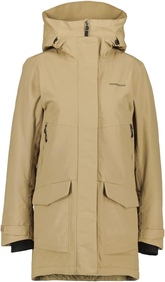 Didriksons Damen Frida 7 Parka Winterjacke 34 Braun, 34 Braun