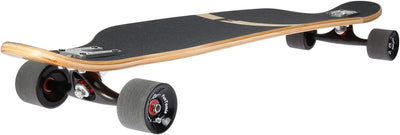 FunTomia Longboard mit 3 Flex Stufen Drop Through Cruiser Komplettboard Mach1 Speed Kugellager T-Too