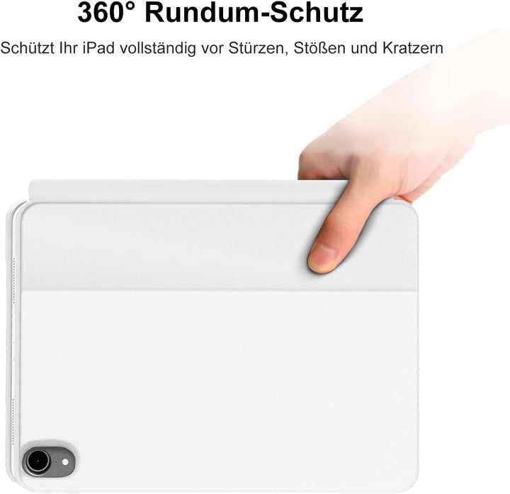 Magic Keyboard Hülle für iPad 11 Generation 2025 A16 11,10 Generation 10,9 | Neu Deutsches QWERTZ La
