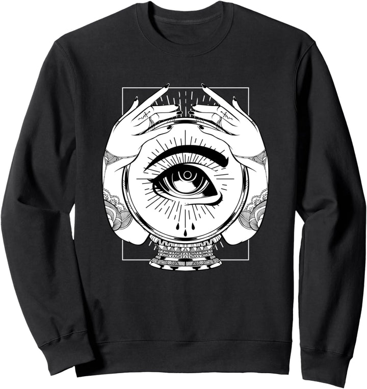 Wahrsagerin Kristallkugel Wahrsagerei Glaskugel Geschenk Sweatshirt