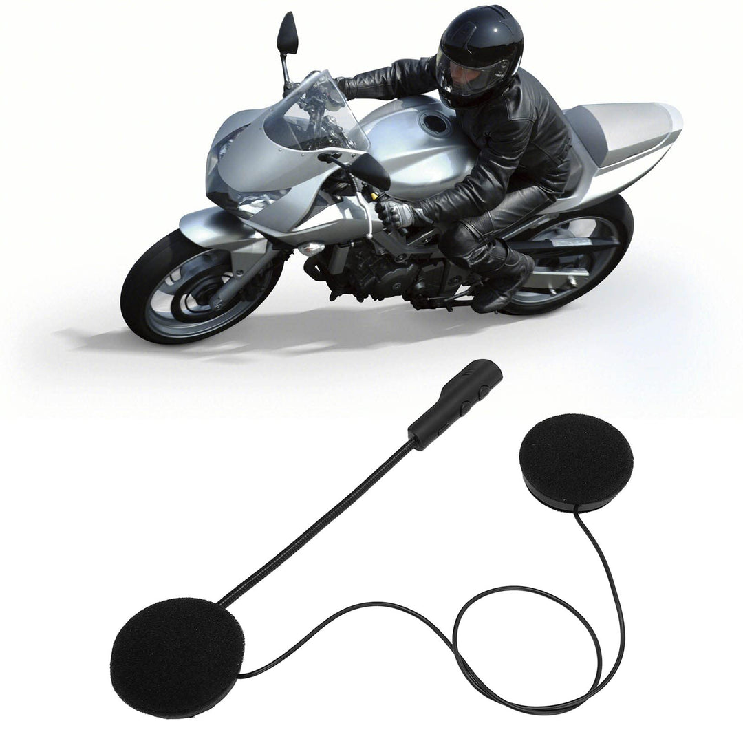 Annadue Motorradhelm Bluetooth Headset, Motorrad Headset Bluetooth 5.0 Kopfhörer mit Stereo Sound Fr