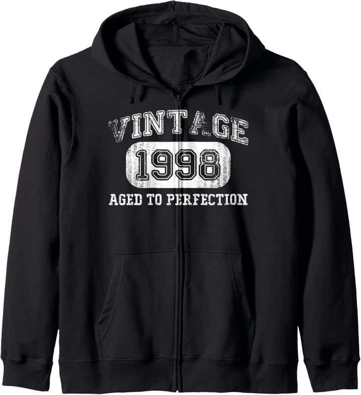 24 Jahre alt Geburtstag Vintage 1998 Geburtstag Geschenke 24. Geburtstag Kapuzenjacke