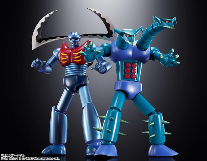 BANDAI CO. LTD Gx-25r Garada k-7 + gx-26r doublas m-2 Pack Figur 16 cm Mazinger z Soul of Chogokin M