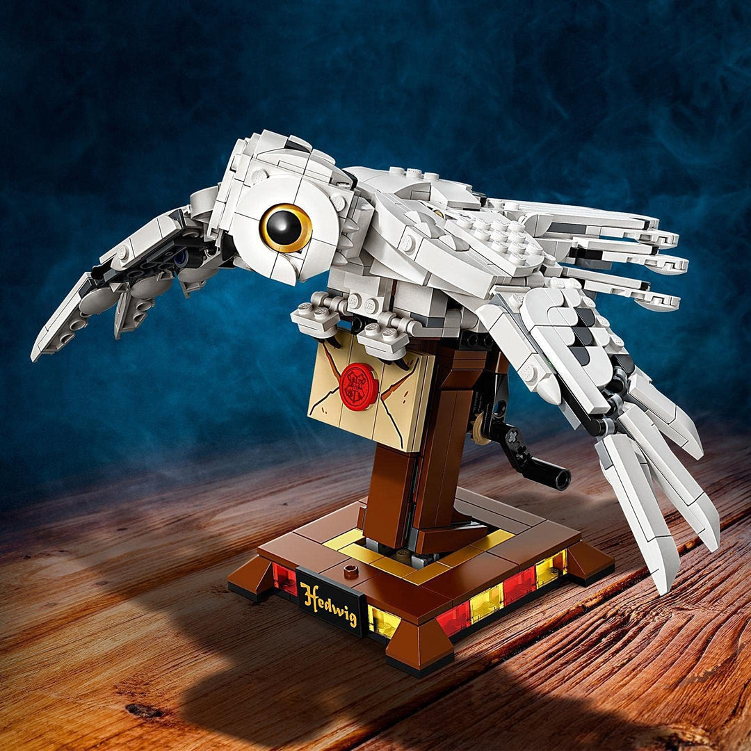 LEGO 75979 Harry Potter Hedwig, Bauspielzeug mit beweglichen Flügeln, Sammlermodell