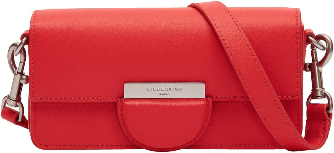 Liebeskind Berlin Damen Pam Tm Empire Crossbody XS, Fiesta Red, Extra Small (HxBxT 10cm x 20cm 4cm)