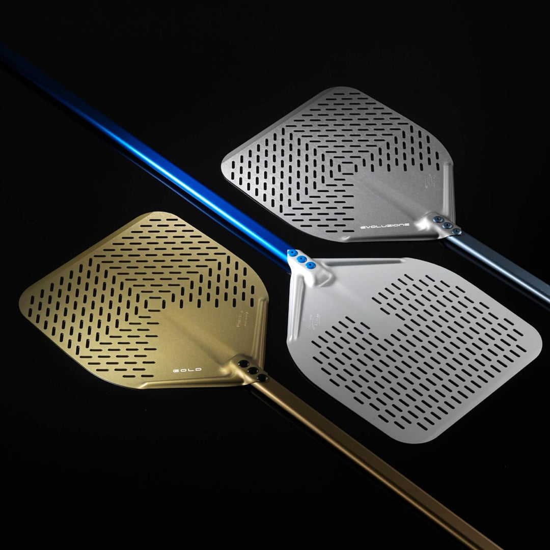 GI. Metal roccbox/uuni/uuni Pro Kurzer Drehen schälen, in 20 cm Kopf, 75 cm Griff