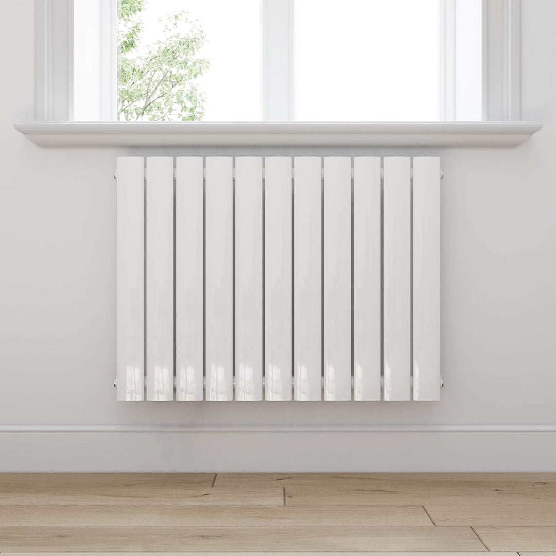 ELEGANT Badheizkörper Design Heizkörper 630x847mm Einlagig Badezimmer/Wohnraum Seitenanschluss Weiss