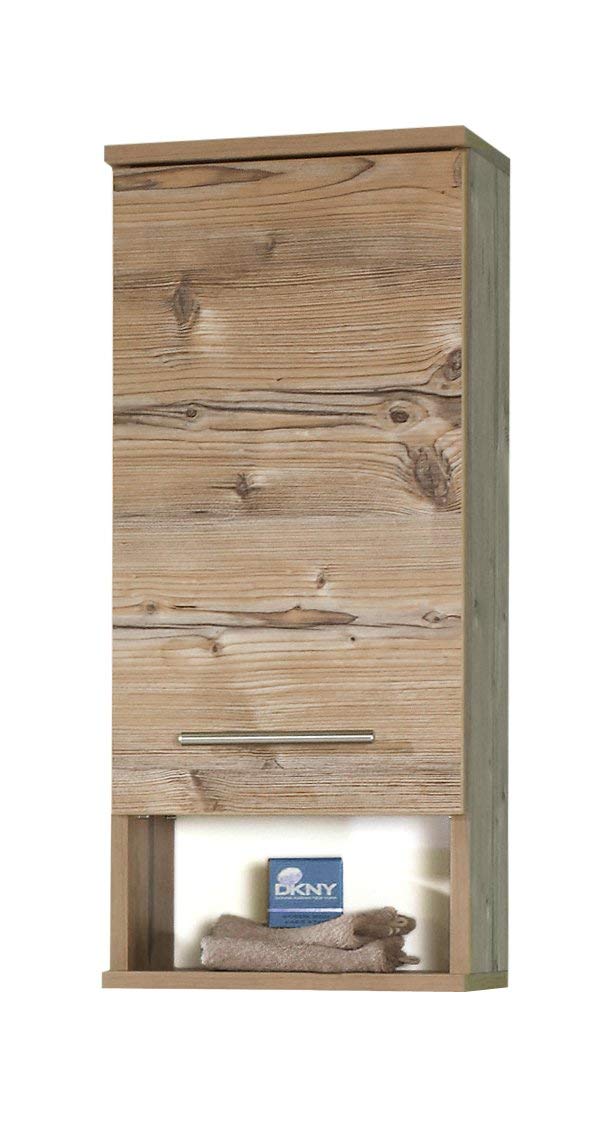 Schildmeyer Hängeschrank 119933 Isola, 30x20.5x71 cm, silberfichte Dekor