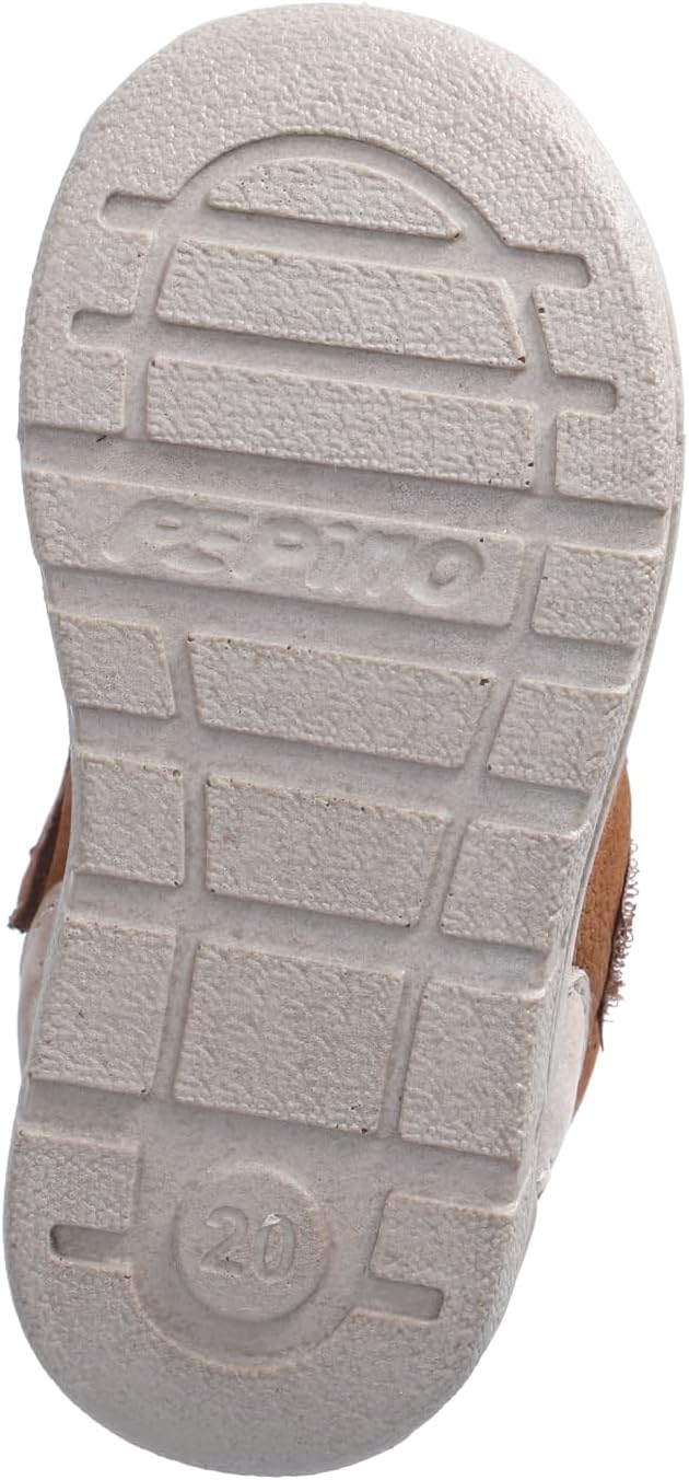 RICOSTA Mädchen und Jungen Kletthalbschuhe KASPI, Kinder Lauflernschuhe, Weite: Mittel, terracare, C