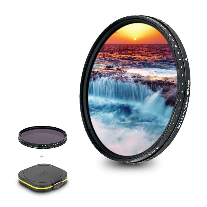JJC 46mm Variable ND Filter ND2-ND2000 Neutral Graufilter für Nikon Z DX 16-50mm f/3.5-6.3 VR, für O