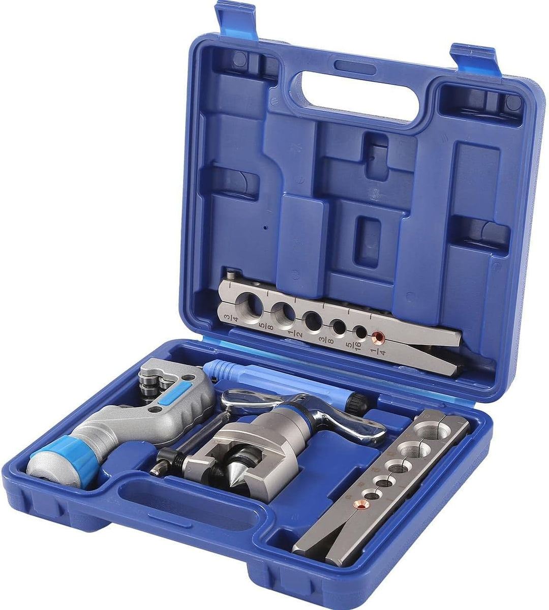 KATSU Metrisch Zöllig Taumelbördelgerät Klimaanlage Bördelgerät Bördelwerkzeug 45 Grad mit Rohrabsch