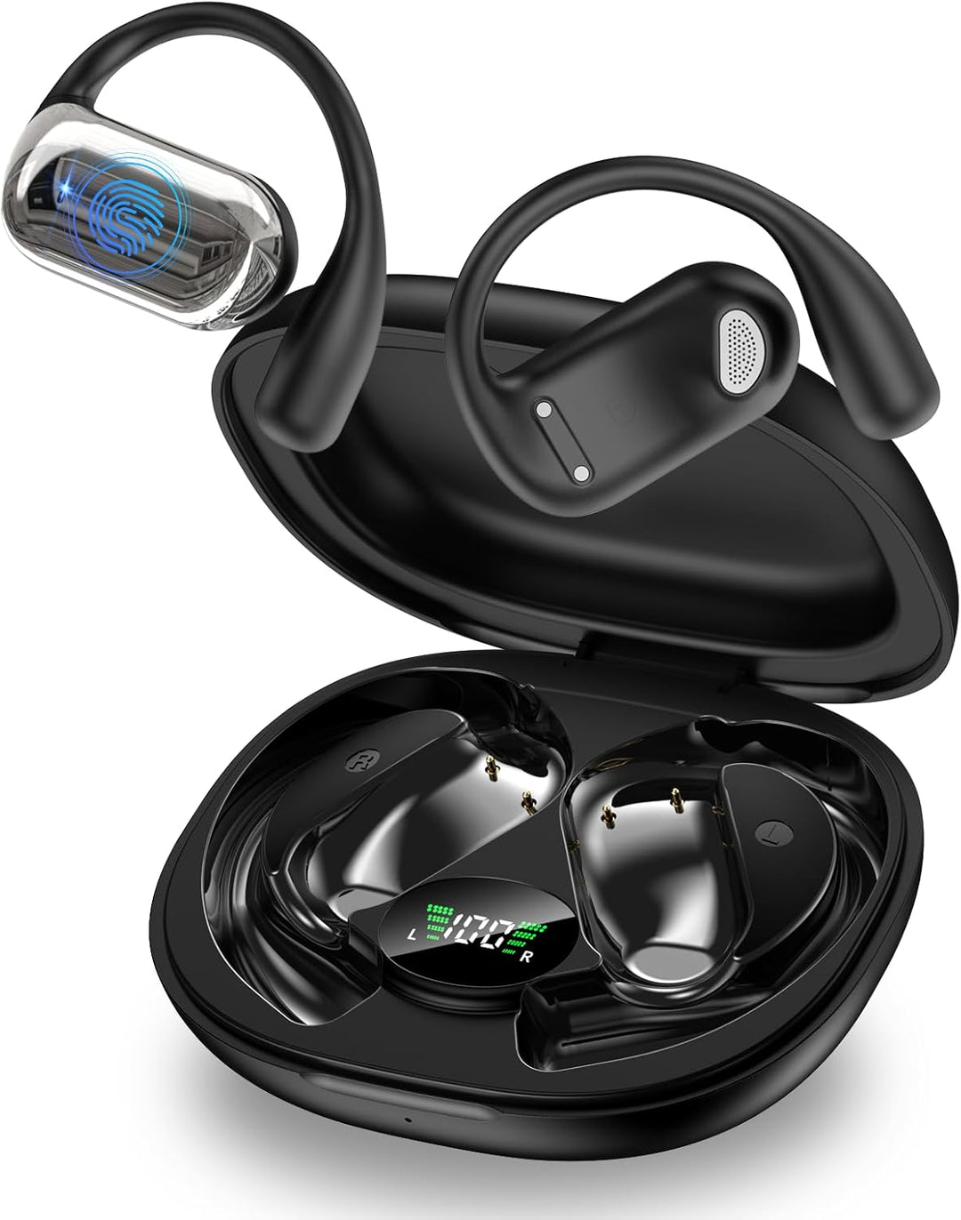 AI Kopfhörer Übersetzer 144 Sprachen, 4-in-1 Headset Kabellos mit App, Bluetooth 5.4 Echtzeit Überse