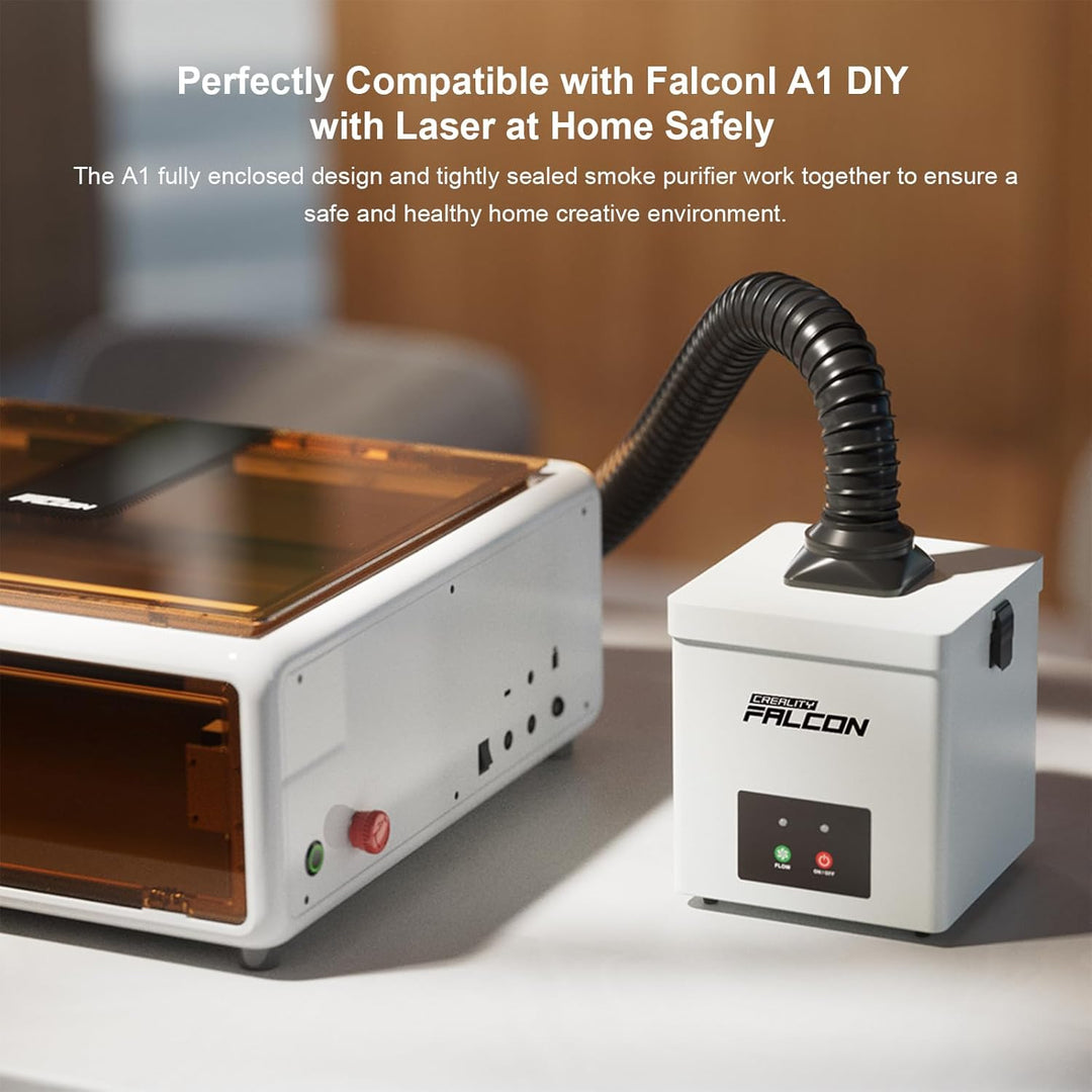 Creality Falcon YW45 Rauchreiniger, 99,97% Luftreinigung, 3-stufige Geschwindigkeiten einstellbar, g