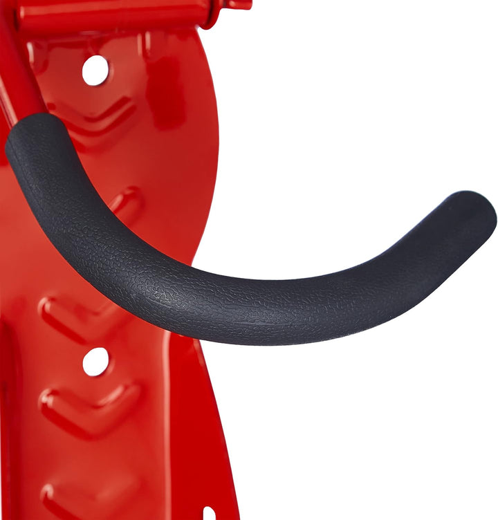 Relaxdays Fahrrad Wandhalterung 4er Set, belastbar bis 25 kg, klappbar, HBT: 26 x 11,5 x 13,5 cm, Fa