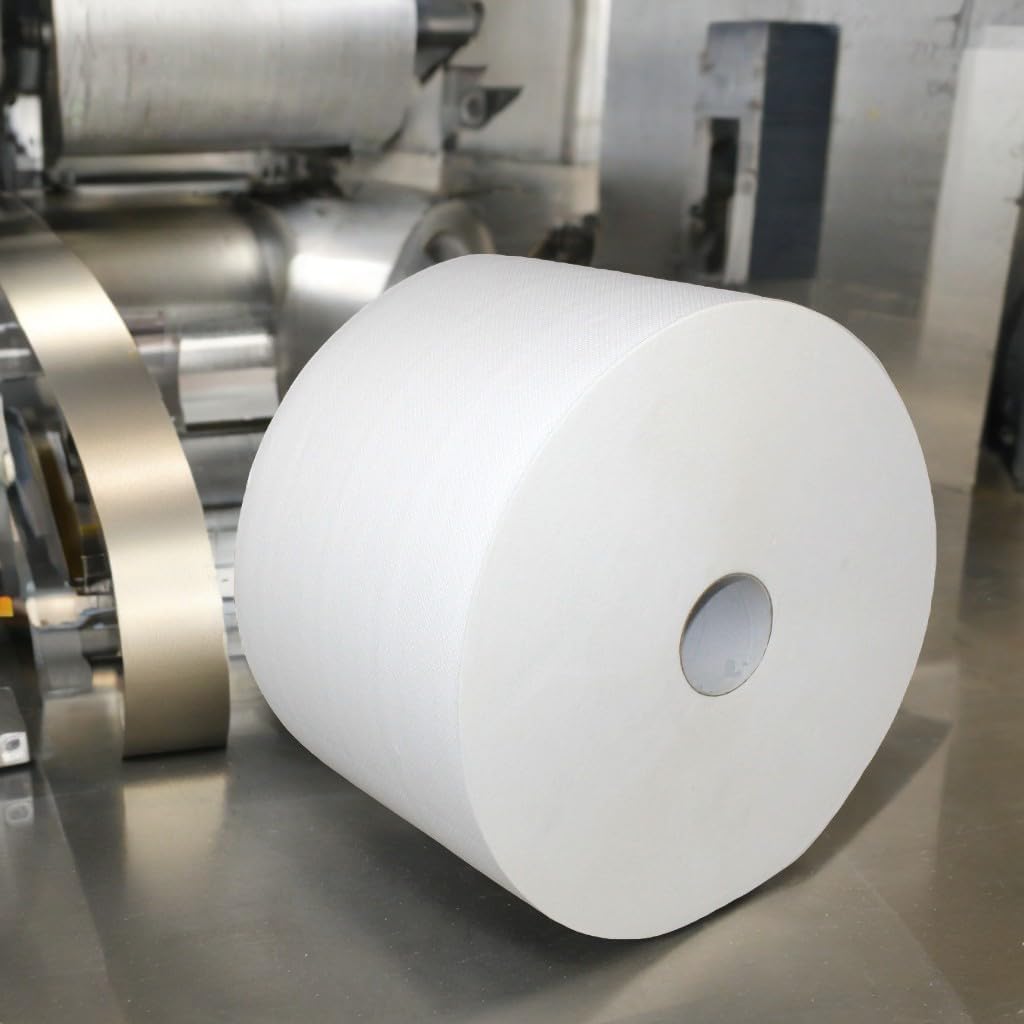 2 Putztuchrollen weiss | 2-lagig | 24x34 cm | 1500 Abrisse | perforiert | Zellstoff | saugstarke und