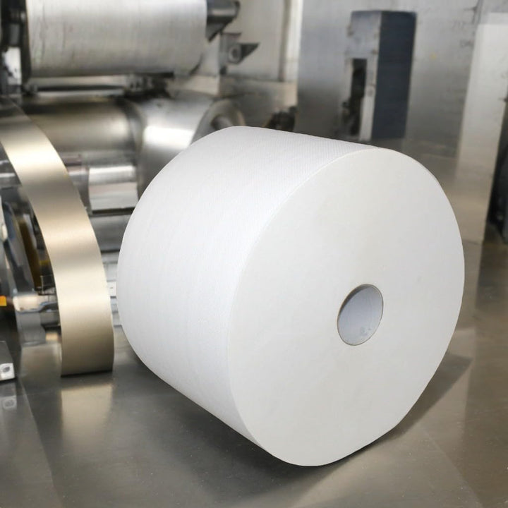 2 Putztuchrollen weiss | 2-lagig | 24x34 cm | 1500 Abrisse | perforiert | Zellstoff | saugstarke und