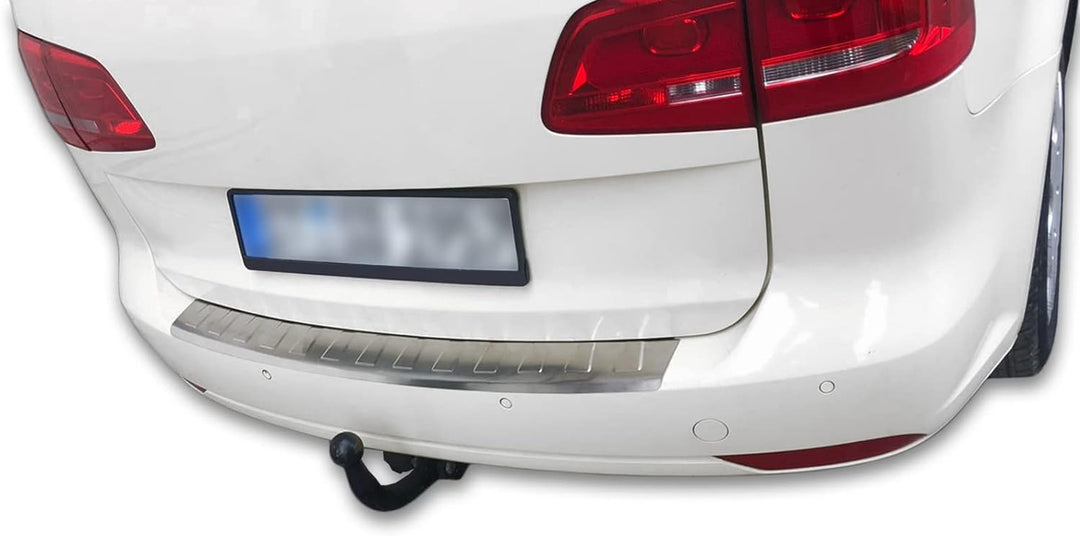 Ladekantenschutz Edelstahl MATT kompatibel für VW TOURAN 1T3 | 2010-2015 | mit Abkantung | premium Q