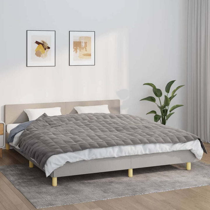 Homgoday Gewichtsdecke aus grauem Stoff, 155 x 220 cm, 11 kg, Typ 1, Decken für Haus und Garten 155