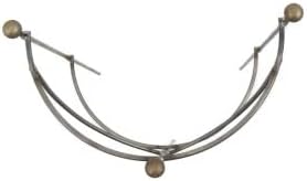 Hirsch Terracotta Staudenhalter halbrund H:50 B:50 T:25cm stabil massiv Vollmaterial 6 mm, Pflanzens