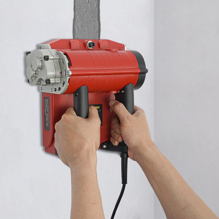 4580W Betonfräse, 3500RPM Walzenfräse Sanierungsfräse Putzfräse Mauerfräse Betonschleifer Walzen Sch