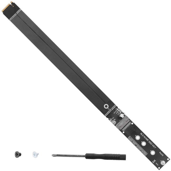 M.2 NVMe SSD Verlängerungskabel M2 M-Key NVME Stecker auf Buchse Adapter für Motherboard SSD 2230/22