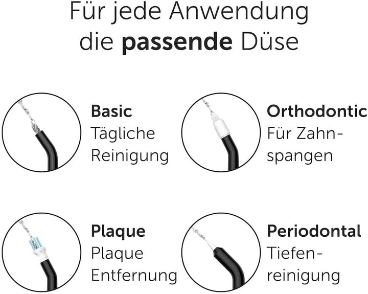 Wondersmile Orthodontic Düse – Ersatzdüsen für Munddusche Waterflow - SmoothFlow-Technologie für opt