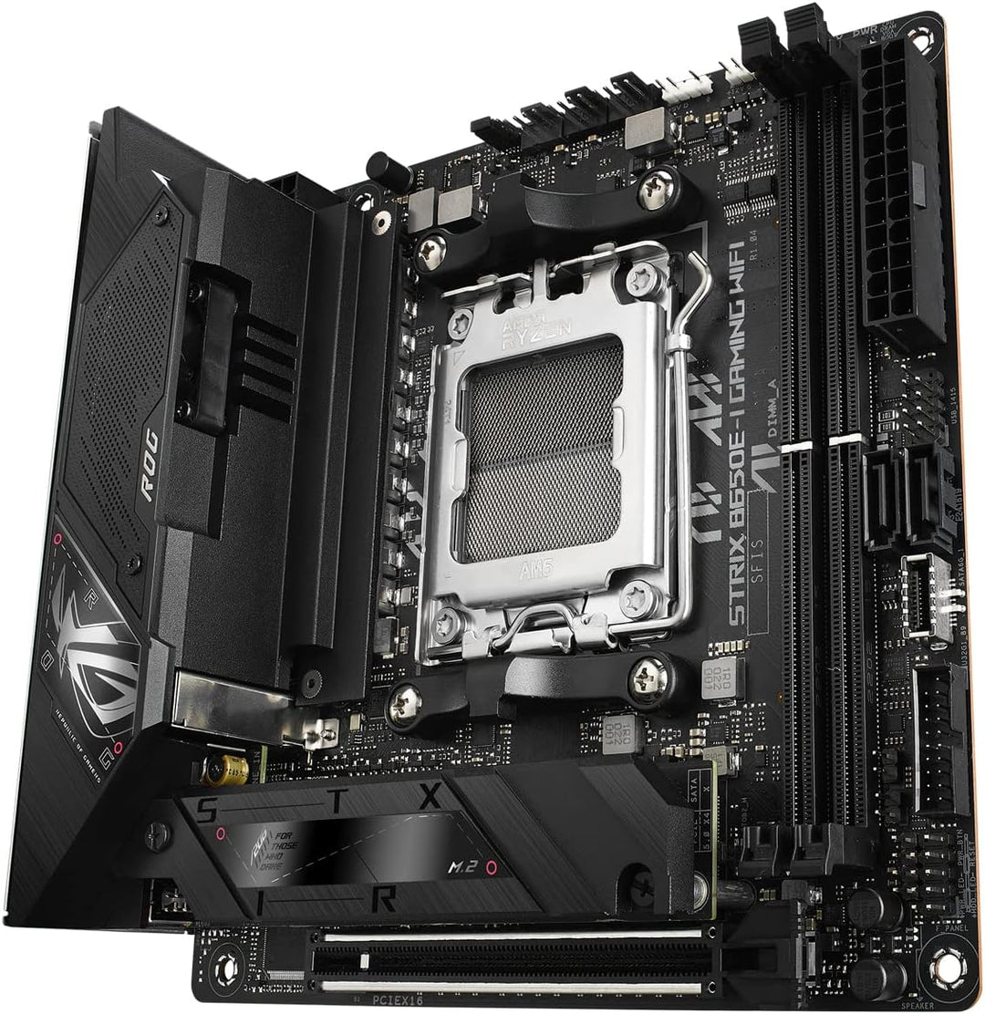 ASUS ROG STRIX B650E-I GAMING WIFI Mainboard Sockel AMD AM5 (Ryzen 7000, Mini-ITX, DDR5 Speicher, 10