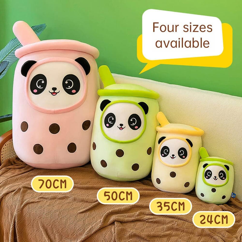 Uposao Bubble Tea Plüschtier Boba Kuscheltier, 50CM Cartoon Plüsch Puppen Lustiges Plüschkissen Milc