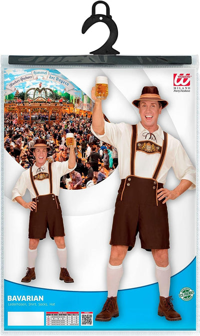 "BAVARIAN MAN" (lederhosen, shirt,socks, hat) - (XXXL) 3XL, 3XL