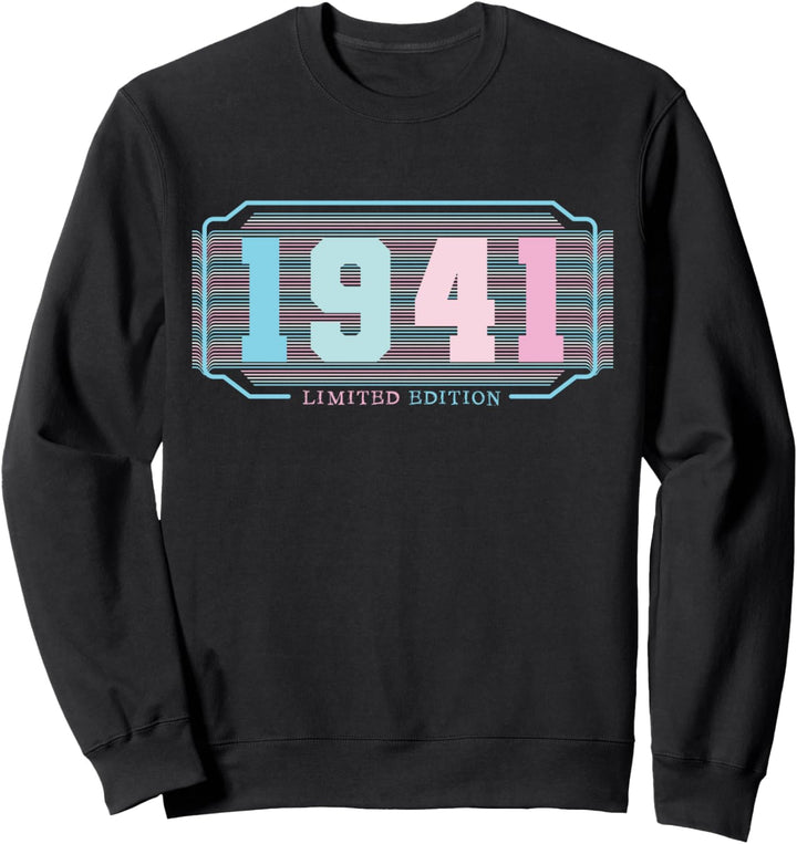 83. Geburtstag Mann Frau 83 Jahre 1941 Deko Lustig Geschenk Sweatshirt