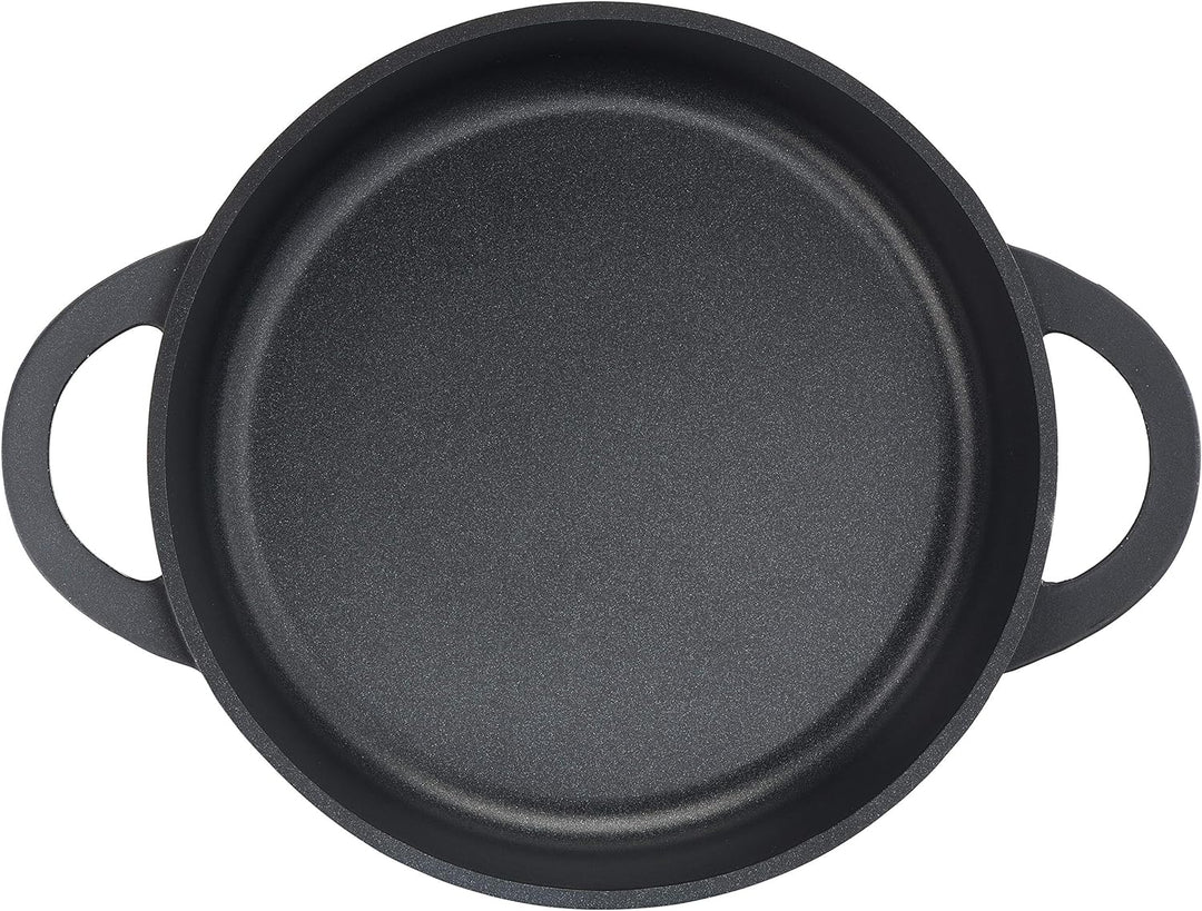 TEFAL E21872 TRATTORIA Servierpfanne 28cm | Aluguss | Gussdeckel | Antihaft-Beschichtung | gute Wärm