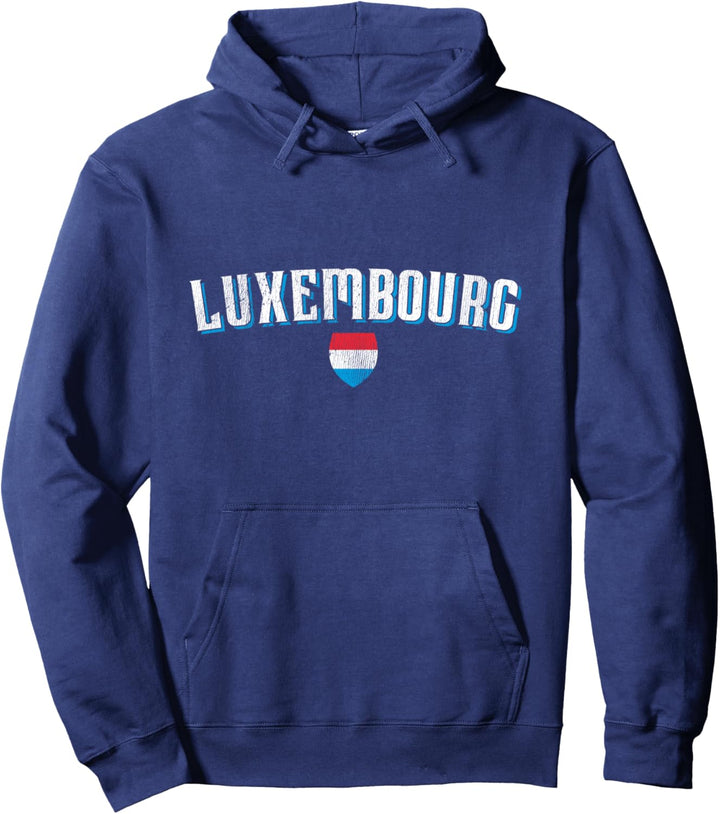Luxembourg Shirt | Luxembourger Flag Pullover Hoodie
