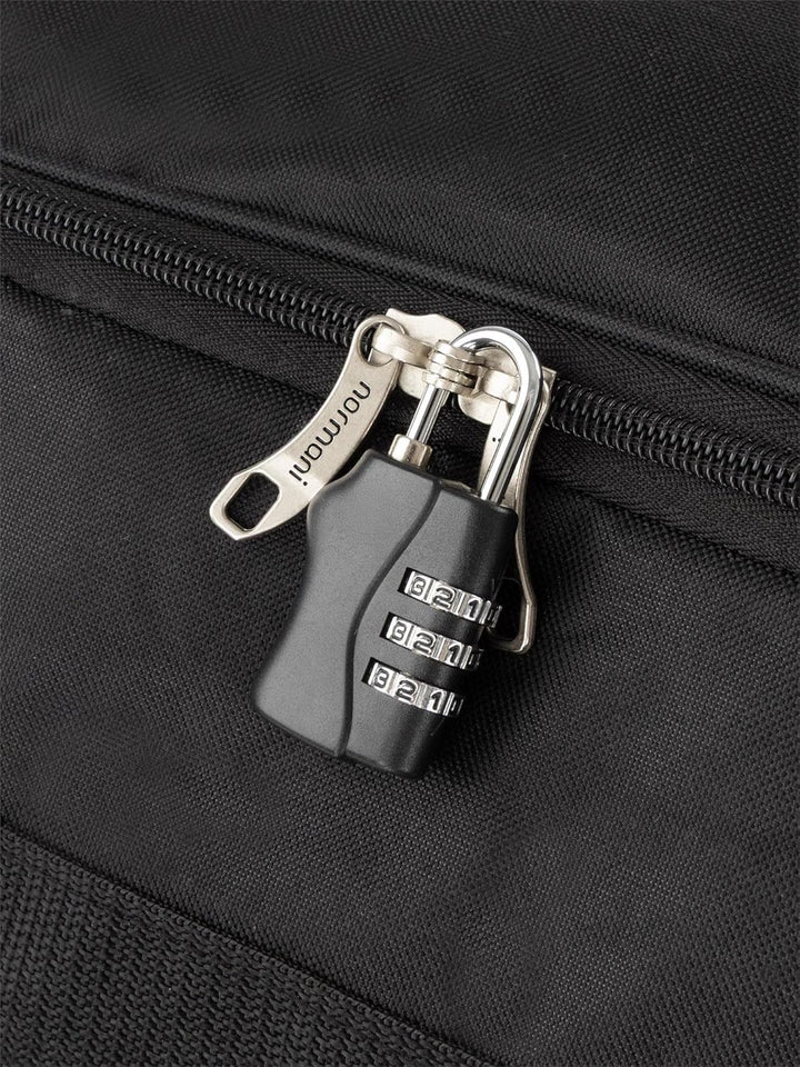 normani Jumbo Reisetasche XXL Trolly mit Rollen aus robustem Material Farbe Schwarz / 120 Liter Schw