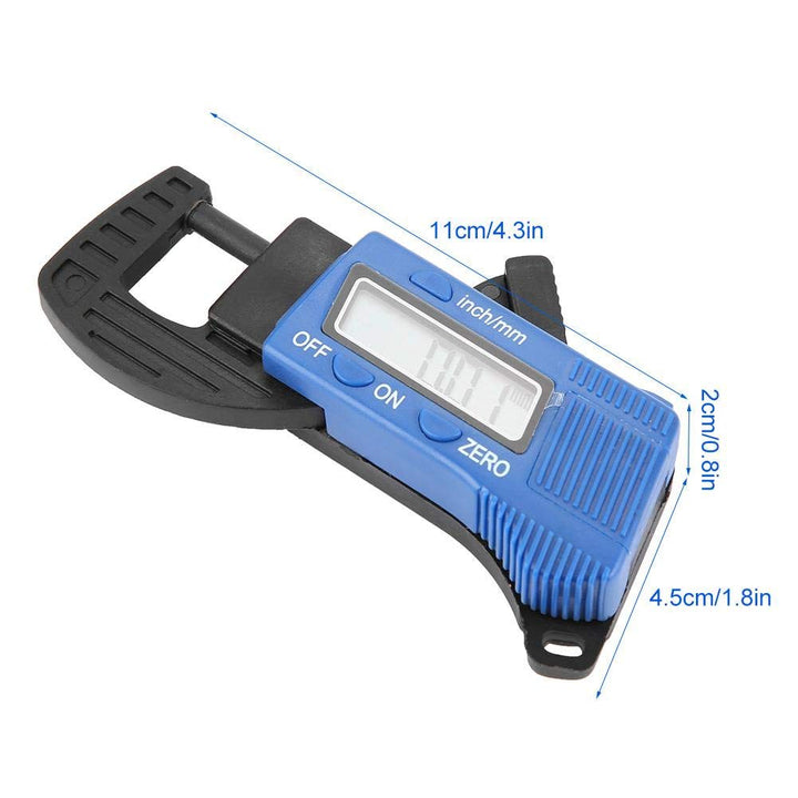 Kompaktes Dickenmessgerät Digitale Grosse Lcd-bildschirm Papier Schmuck Batterie Blech Messgerät Mes
