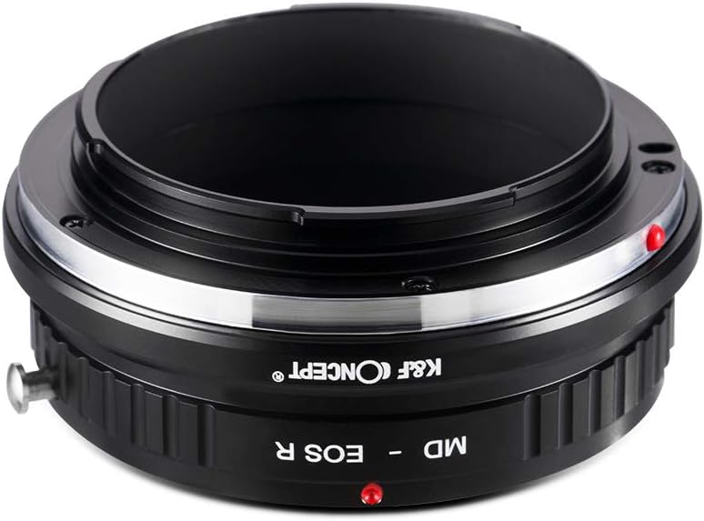 K&F Concept MD-EOS R Bajonettadapter Objektiv Ring für Minolta MD MC Objektiv auf Canon EOS R-Mount