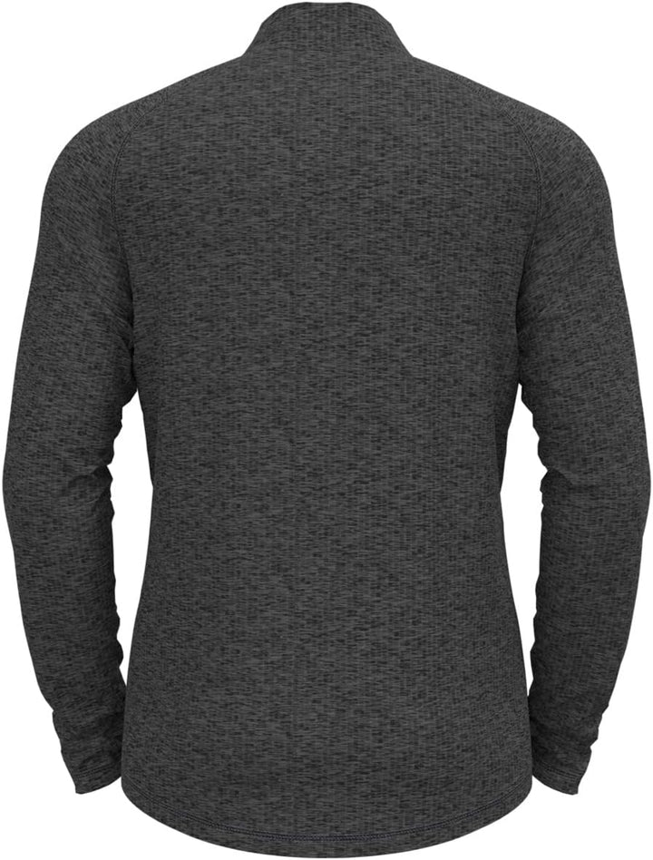 Odlo Herren FLI Jacke Fleecejacke Fleecepullover S dark grey melange, S dark grey melange