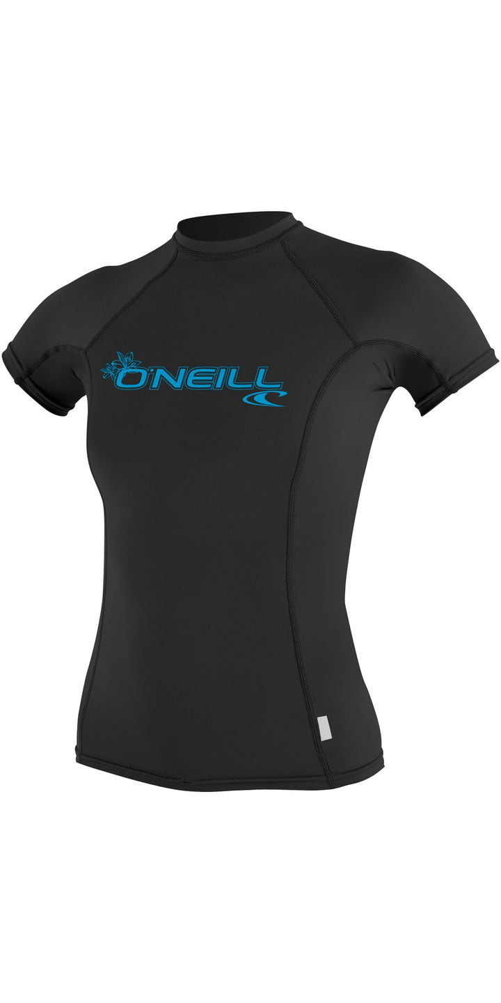 O'Neill Wetsuits Damen O'neill Basic Skins UPF 50+ Short Sleeve Rash Guard Wms Basic Skins S/S Crew